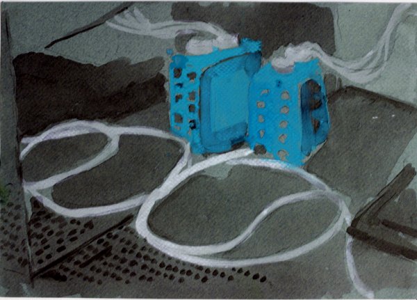Ciarán Murphy: Conduit, 2011, watercolour and gouache on paper, 21 x 30 cm; courtesy the artist and Grimm Gallery, Amsterdam